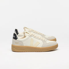 V-82 GRAINED LEATHER PURE CALCAIRE BLACK