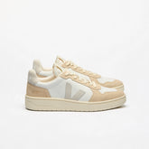 V-82 GRAINED LEATHER WHITE NATURAL ALMOND