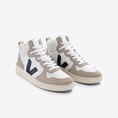 V-15 LEATHER WHITE NAUTICO SAHARA