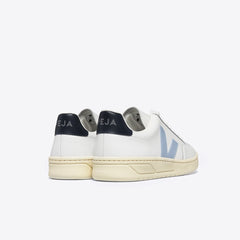 V-12 LEATHER WHITE STEEL NAUTICO