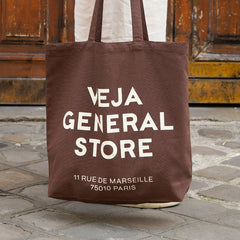 TOTE BAG VEJA GENERAL STORE CHOCOLAT