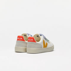 V-10 LEATHER MULTICO WHITE OURO
