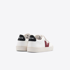 ESPLAR LEATHER WHITE MARSALA BLACK