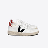 V-10 LEATHER WHITE NAUTICO PEKIN