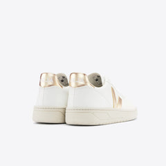 V-10 LEATHER WHITE PLATINE