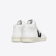 V-15 LEATHER WHITE BLACK