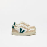 V-10 LEATHER WHITE BRITTANY ALMOND
