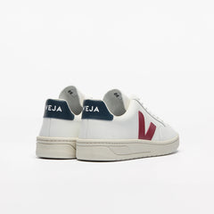 V-12 LEATHER WHITE MARSALA NAUTICO