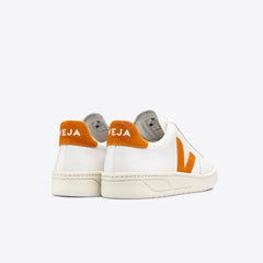V-12 LEATHER WHITE PUMPKIN