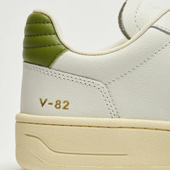 V-82 II GRAINED LEATHER WHITE PIERRE KIWI
