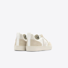 V-10 LEATHER WHITE NATURAL ALMOND