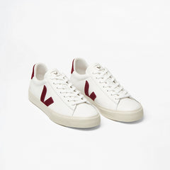 CAMPO LEATHER WHITE GRENAT