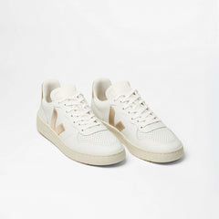 V-10 LEATHER WHITE PLATINE