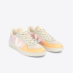 V-10 LEATHER PETALE WHITE MULTICO