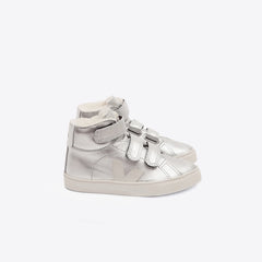 ESPLAR MID FURED LEATHER SILVER PIERRE