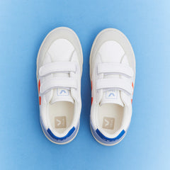 ESPLAR LEATHER WHITE ORANGE FLUO COBALT