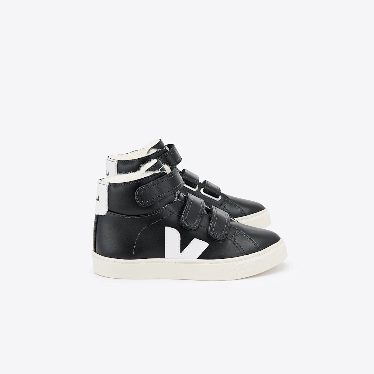ESPLAR MID FURED LEATHER BLACK