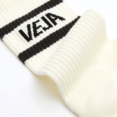 ICONIC SOCKS COTTON WHITE BLACK