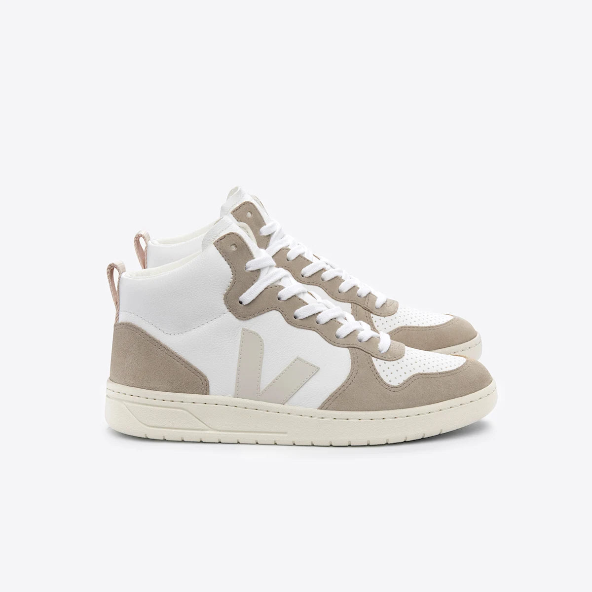 V-15 LEATHER WHITE PIERRE SAHARA
