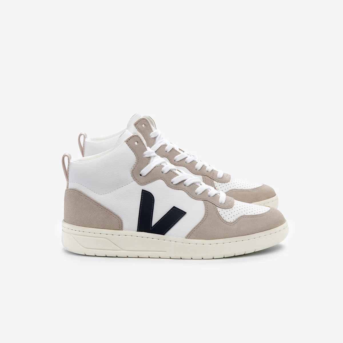 V-15 LEATHER WHITE NAUTICO SAHARA