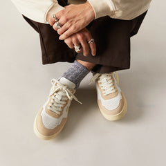 V-90 LEATHER WHITE PIERRE NAUTICO